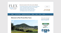 Desktop Screenshot of flexwinetours.com
